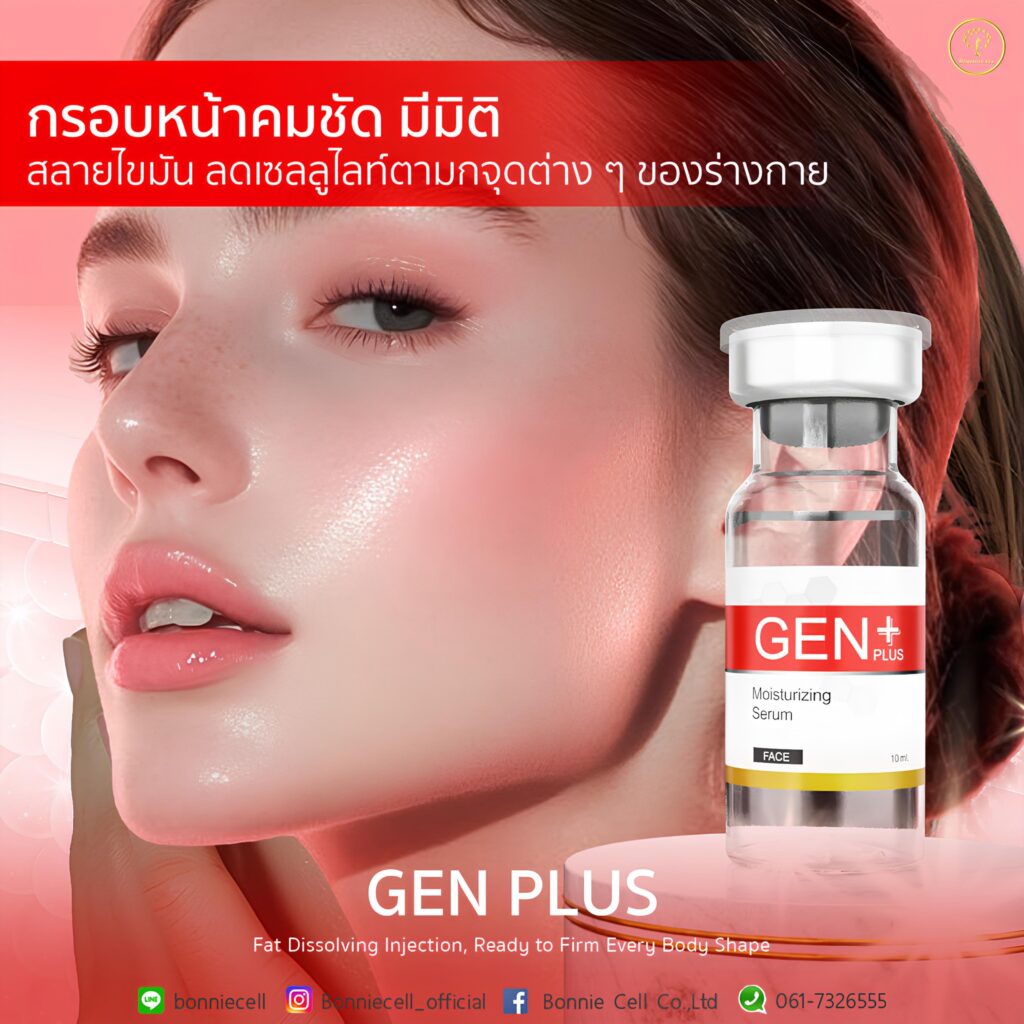 GEN PLUS คือนวัตกรรมใหม่ที่ออกแบบมาเพื่อช่วยแก้ปัญหาไขมันสะสม เซลลูไลท์ และความไม่กระชับของรูปร่างแบบตรงจุด